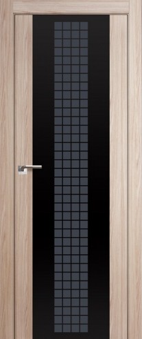 Profil Doors 8х Futura Капучино Мелинга /стекло триплекс черный