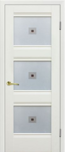 Profil Doors  4х Эш Вайт/стекло матовое коричневый фьюзинг