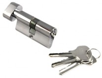 Ключевой цилиндр ключ-завертка+накладки